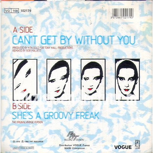 Can't get by without you - She's a groovy freak